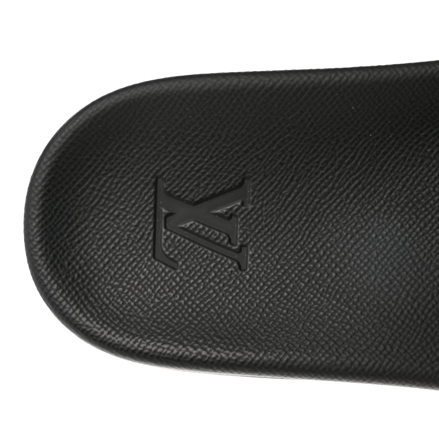 Rubber Monogram Eclipse Mens Waterfront Mules 9.5 Black