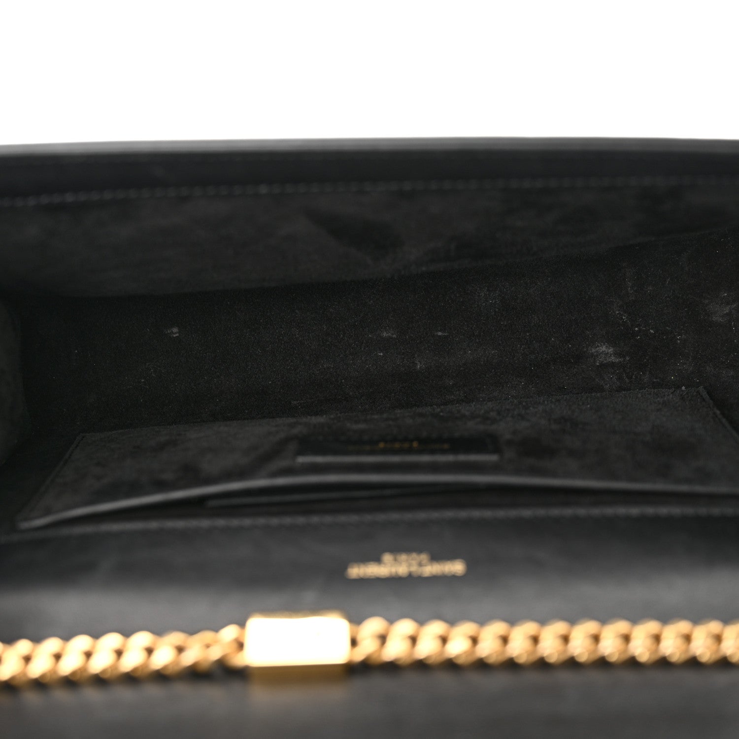 Saint Laurent Smooth Calfskin Medium Classic Monogram Kate Tassel Satchel Black 5 of 15