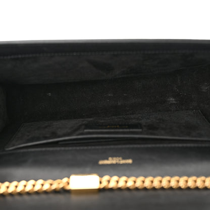 Saint Laurent Smooth Calfskin Medium Classic Monogram Kate Tassel Satchel Black 5 of 15