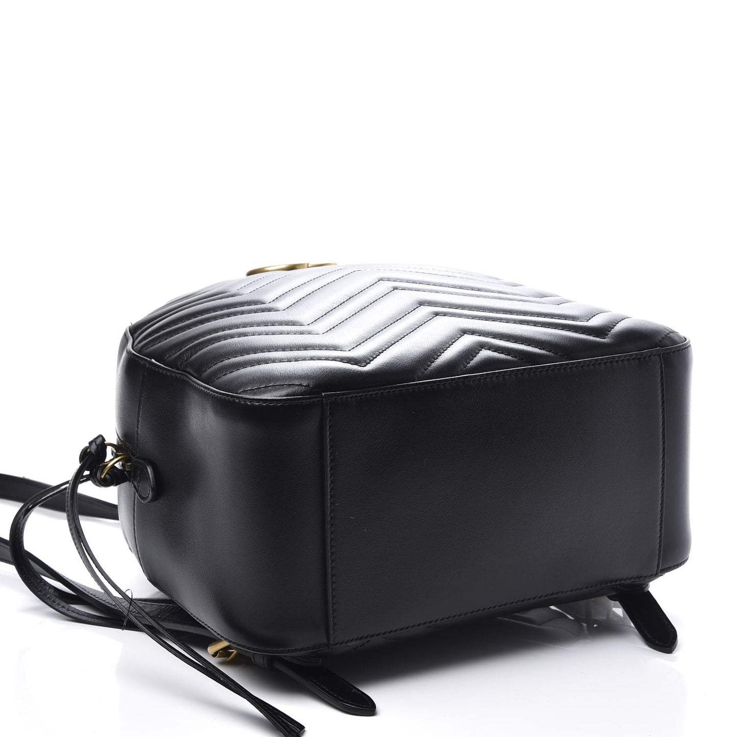 Calfskin Matelasse GG Marmont Dome Backpack Black