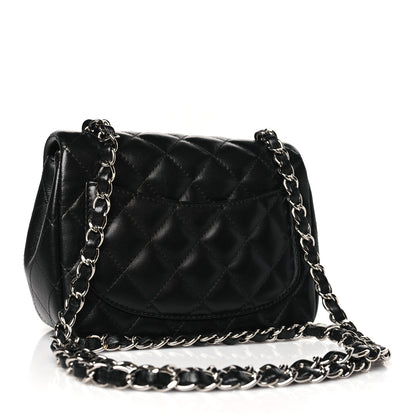Chanel Lambskin Quilted Mini Square Flap Black 3 of 9