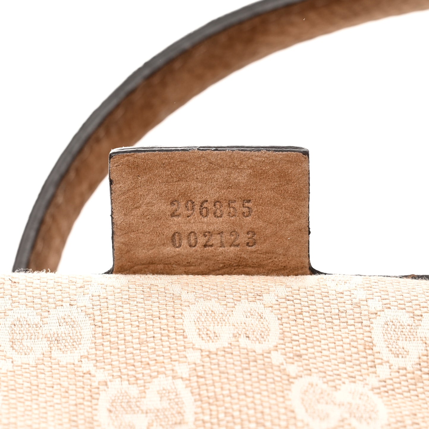 Nubuck Large Soft Stirrup Shoulder Bag Light Brown