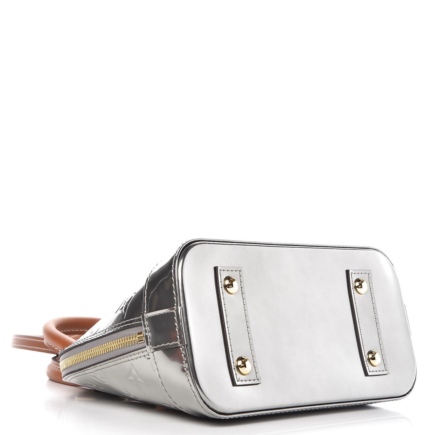 Louis Vuitton Vernis Alma BB Gris Metal 5 of 8
