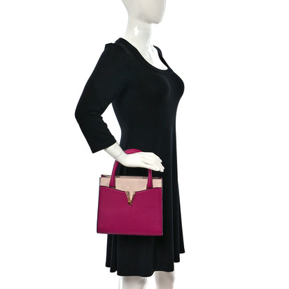 Versace Grainy Calfskin Virtus Top Handle Tote Pink Light Pink 2 of 8