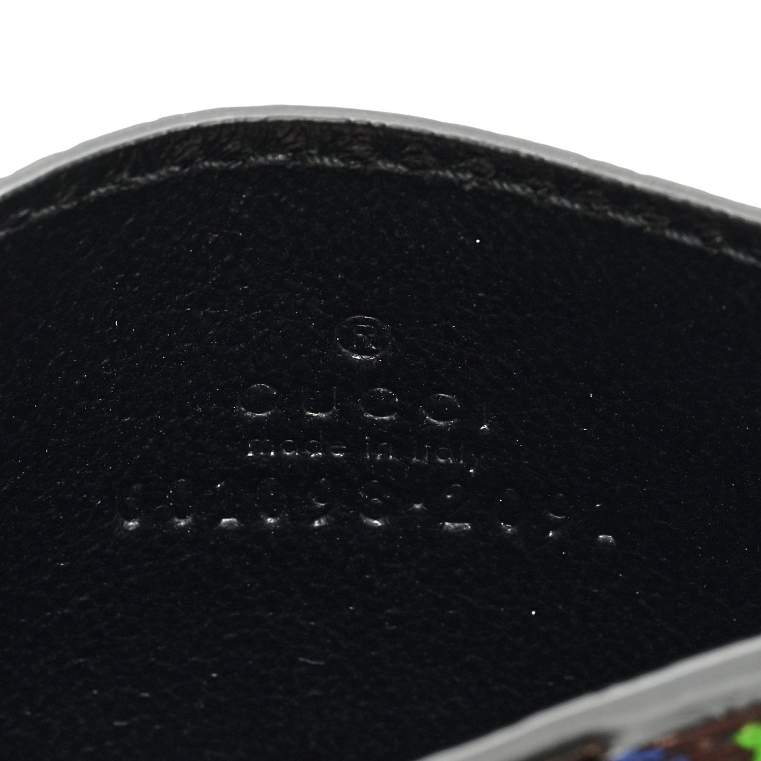 Gucci GG Supreme Monogram Psychedelic Card Holder Black 6 of 7