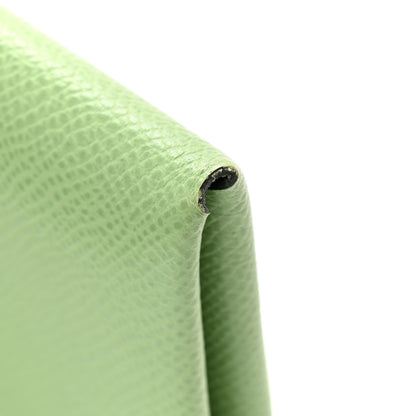 Hermes Epsom Calvi Duo Card Case Vert Yucca 9 of 11