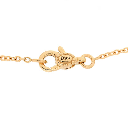 Christian Dior 18K Yellow Gold Diamond Mother of Pearl Rose Des Vents 3-Station Bracelet 3 of 6