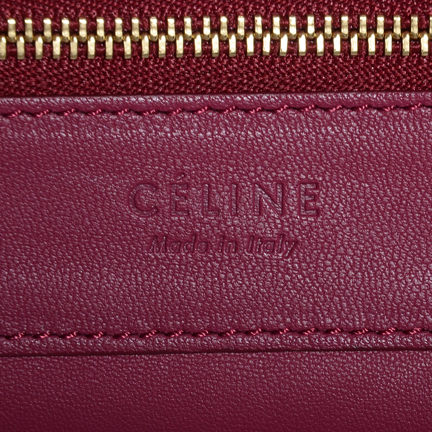Celine Lambskin Horizontal Bi-Cabas Orchid Purple 6 of 9