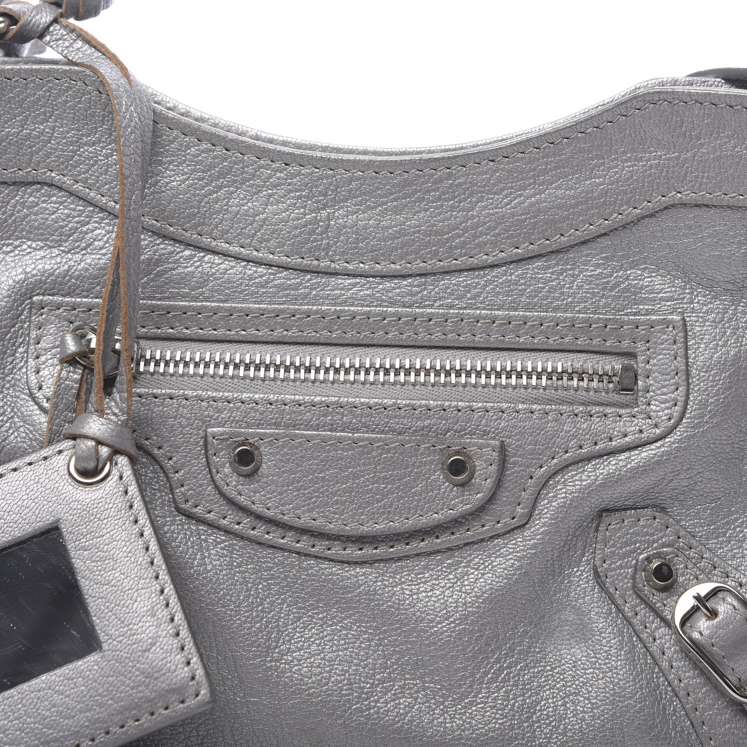Balenciaga Chevre Classic Silver Hardware Hip Grey 11 of 11