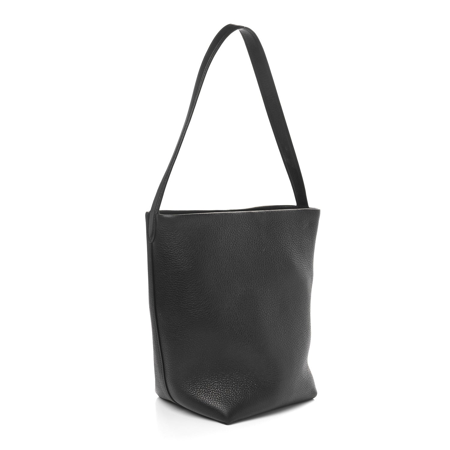 The Row Grained Calfskin Medium N/S Park Tote Black 3 of 10