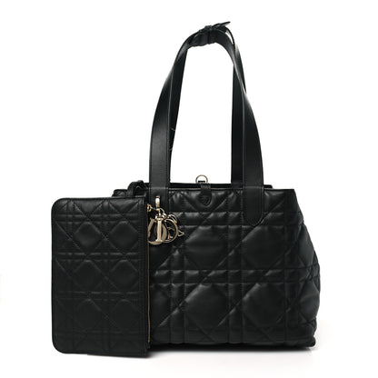 Christian Dior Calfskin Macrocannage Medium Toujours Black 1 of 11