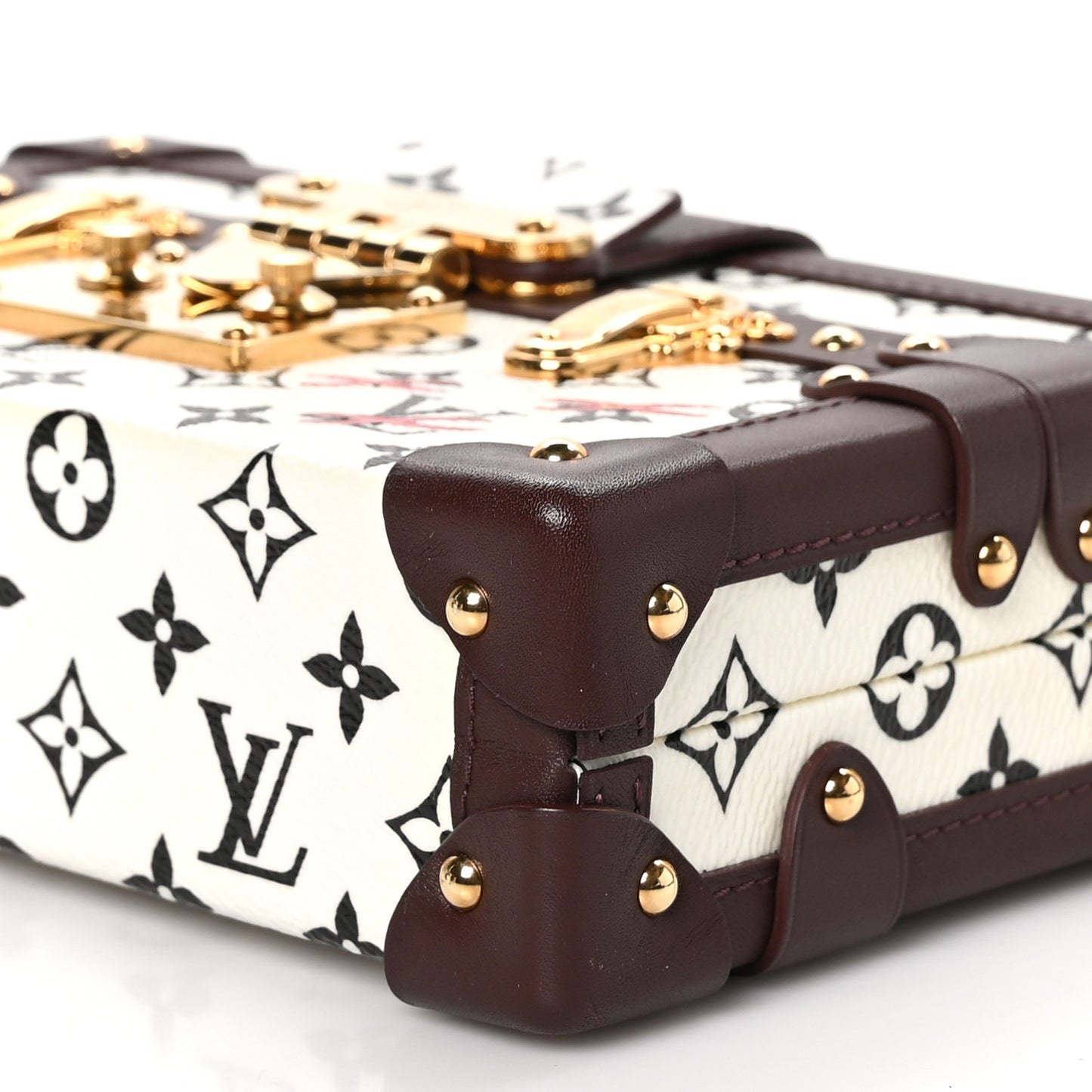 Monogram Petite Malle Black White