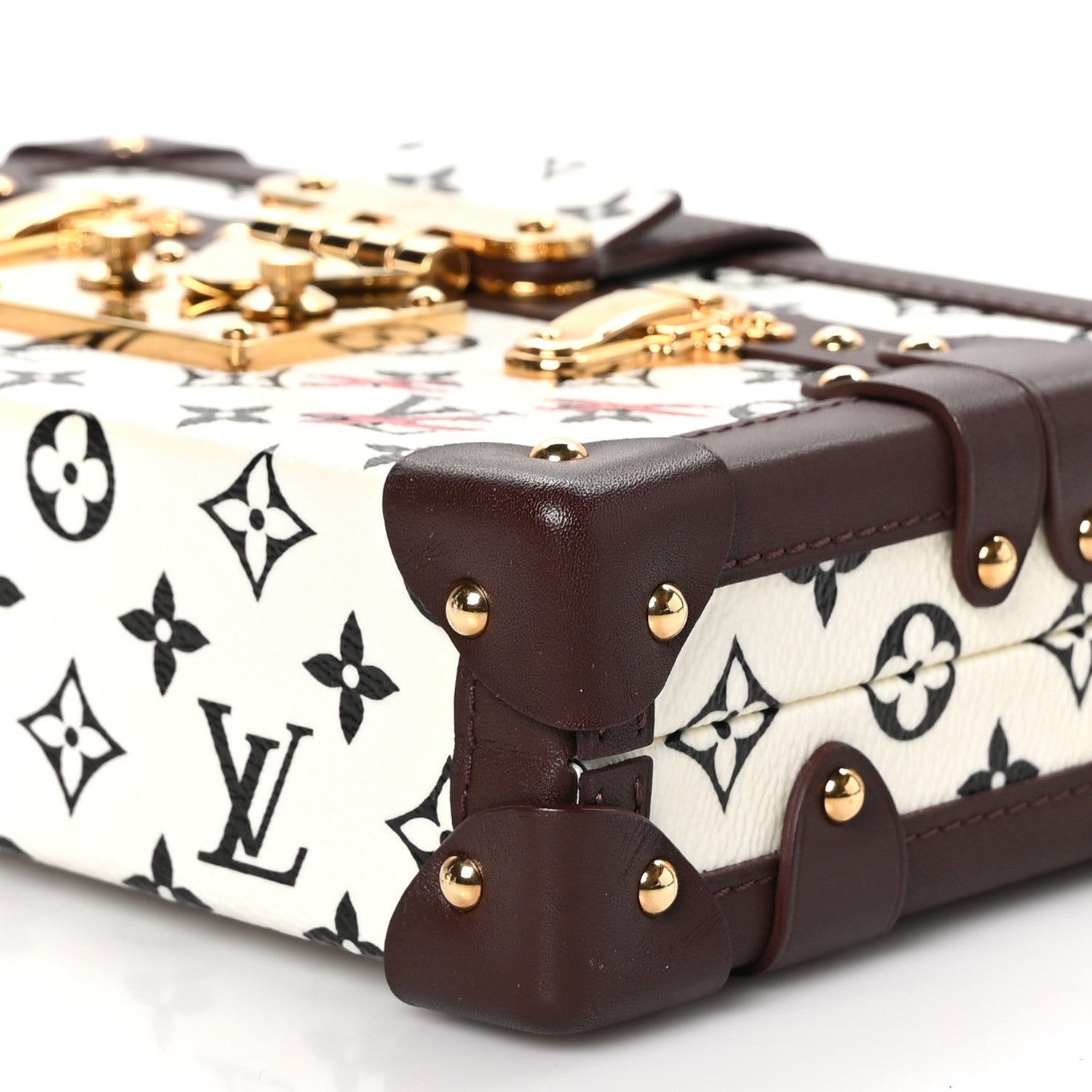 Louis Vuitton Monogram Petite Malle Black White 9 of 9