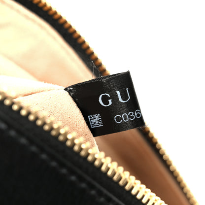 Gucci Textured Calfskin Small Horsebit 1955 Shoulder Bag Black 8 of 13