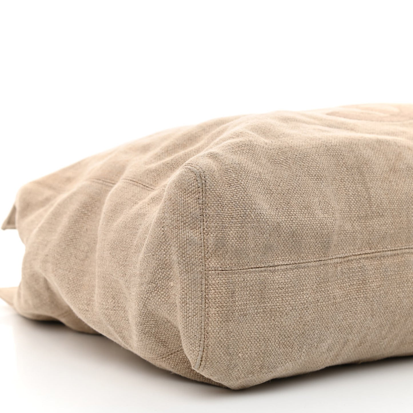 Linen CC Tote Beige