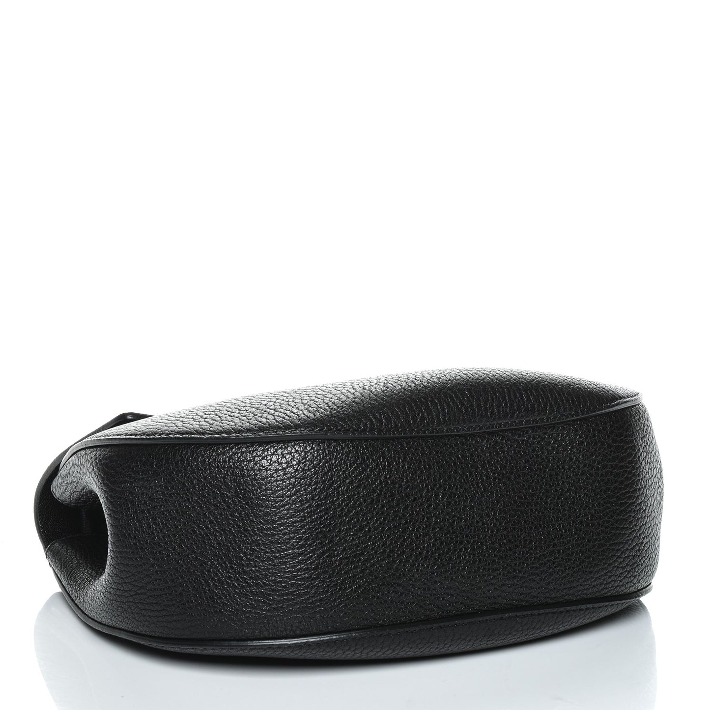 Grained Lambskin Drew Shoulder Bag Black