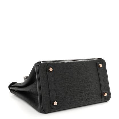 Hermes Togo Birkin 25 Black 4 of 13