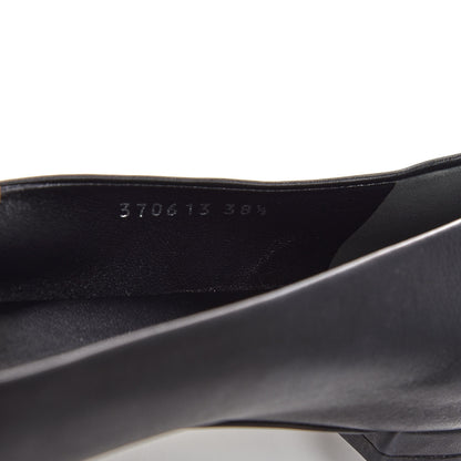 Gucci Calfskin Sachalin Ballerina Flats 38.5 Black 8 of 10