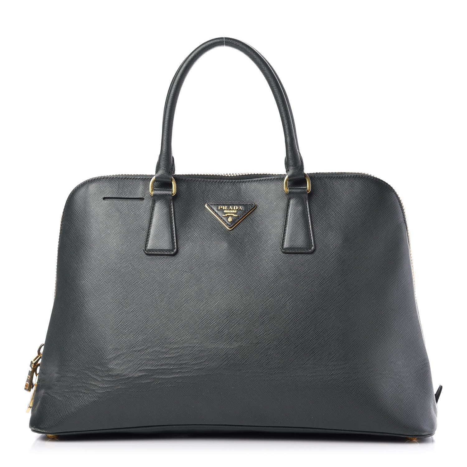 Prada Saffiano Lux Large Promenade Tote Biliardo 1 of 10