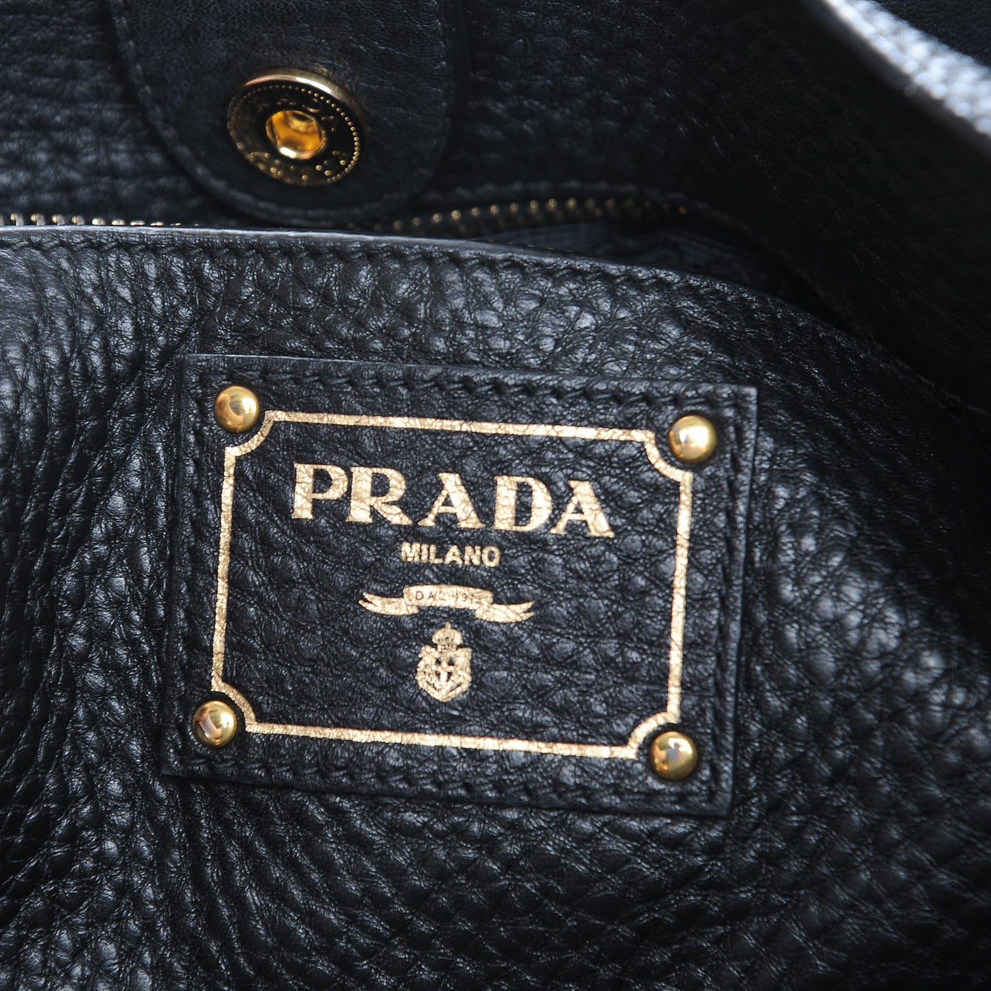 Vitello Daino Hobo Nero Black