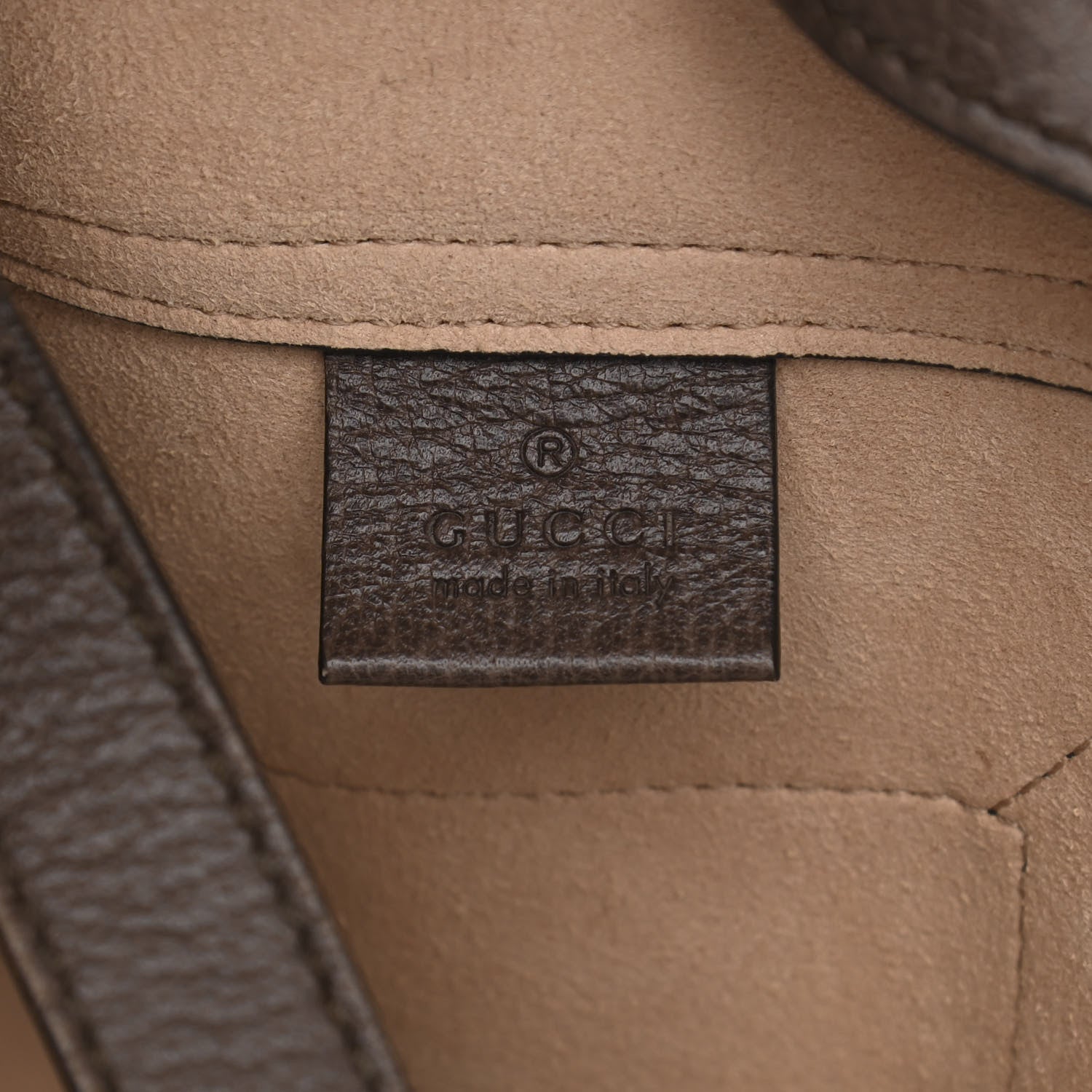 Gucci GG Supreme Monogram Web Ophidia Tote Brown 7 of 11