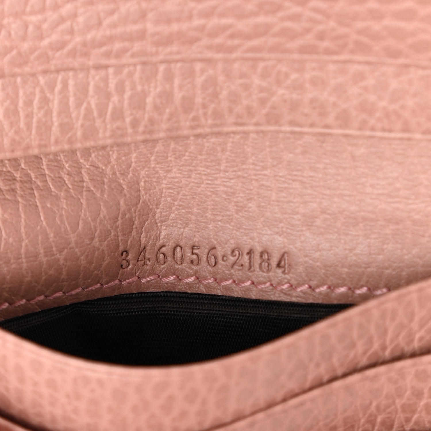 Gucci Monogram Dollar Calfskin Zip Around French Flap Wallet Beige Ebony Soft Pink 8 of 11