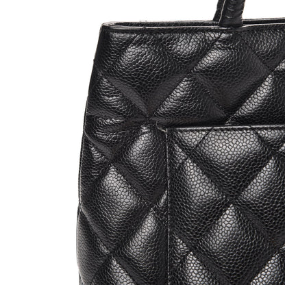 Chanel Caviar Quilted Medallion Tote Black 11 of 14