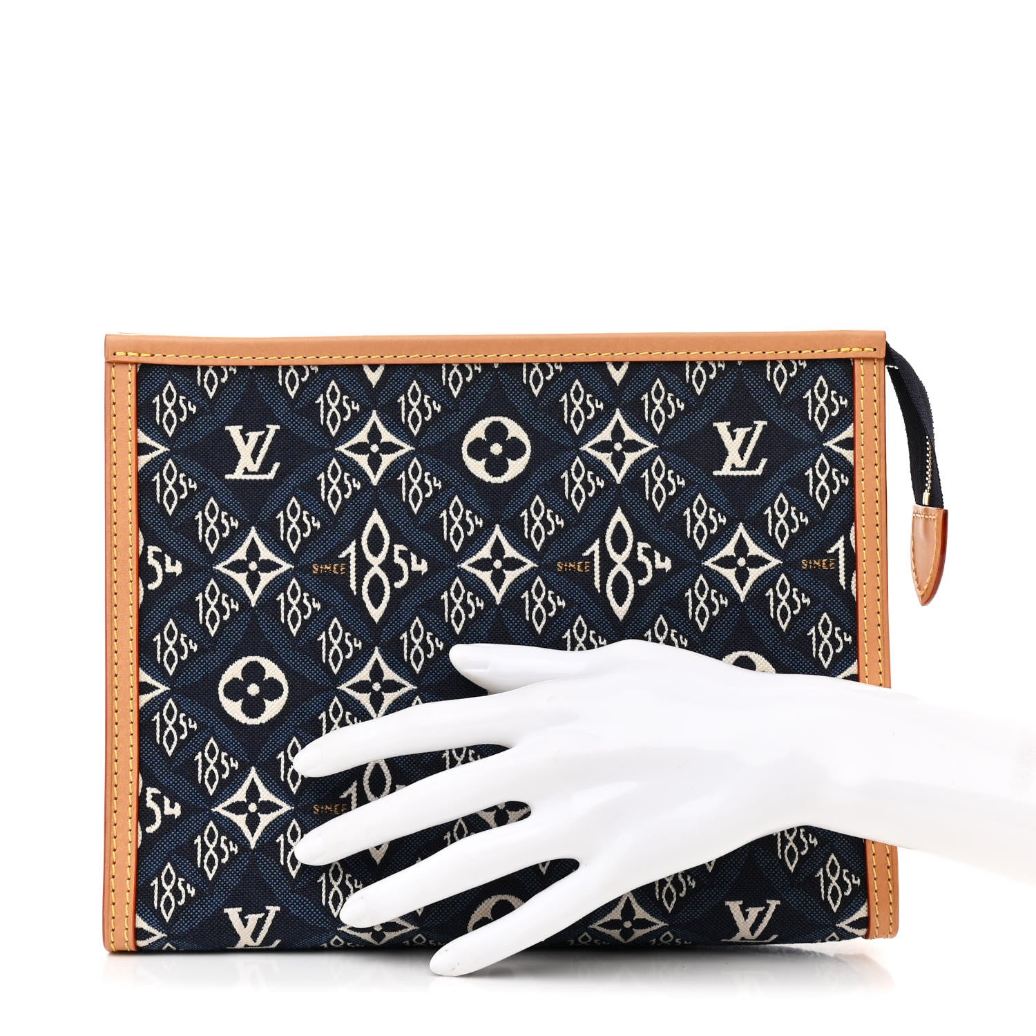 Louis Vuitton Jacquard Since 1854 Toiletry Pouch 26 Blue 2 of 7