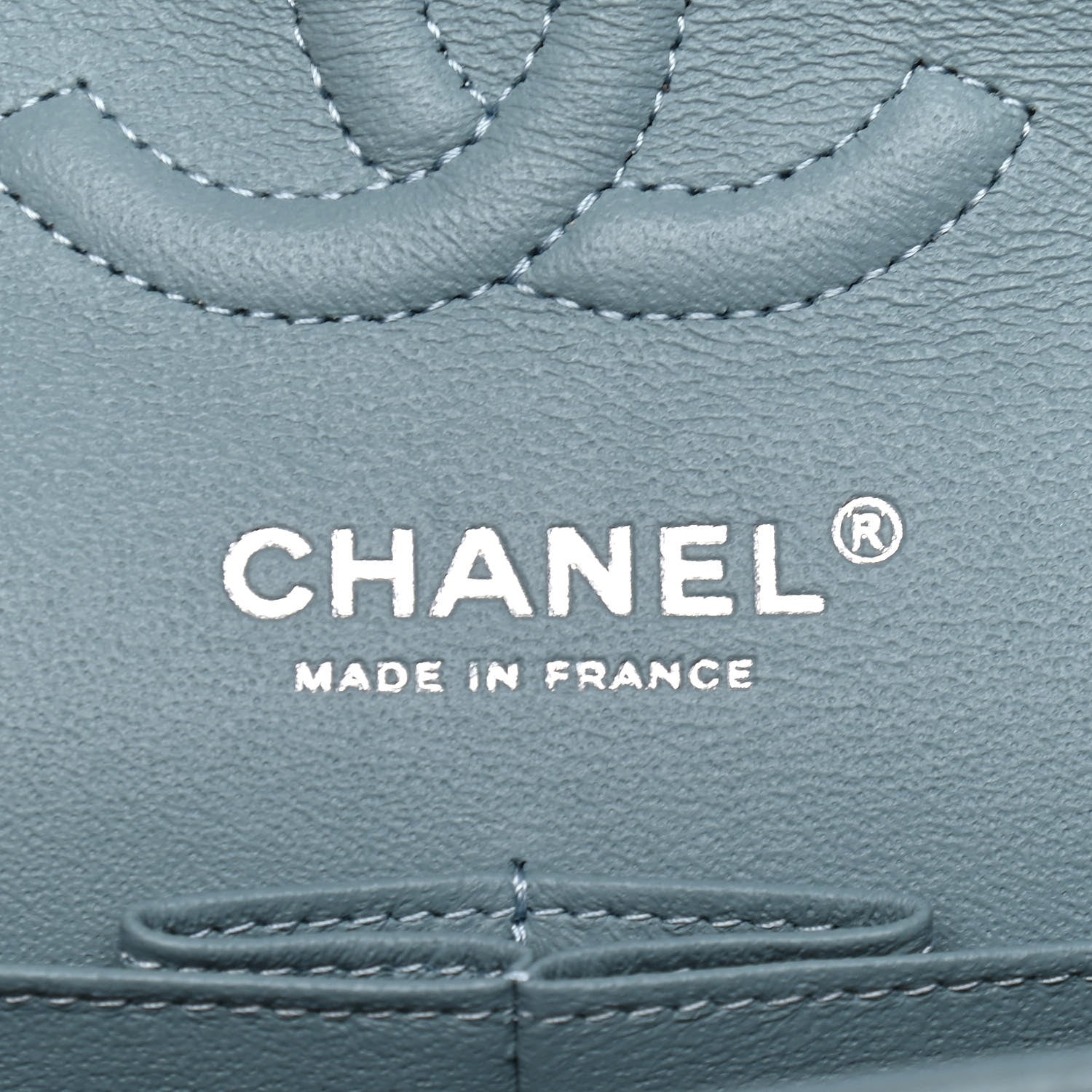 Chanel Caviar Quilted Small Double Flap Light Blue 6 of 7