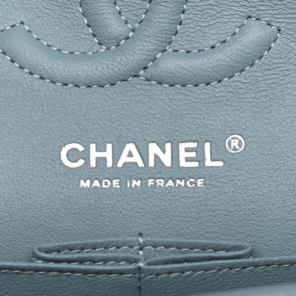 Chanel Caviar Quilted Small Double Flap Light Blue 6 of 7