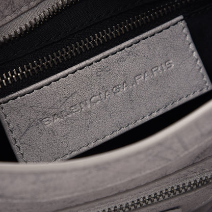 Balenciaga Agneau Marble Hardware Mini City Grey 6 of 9
