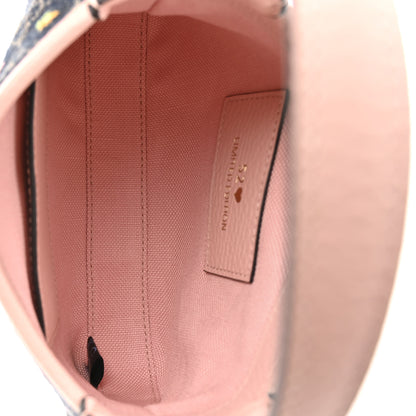Gucci New Denim GG Monogram Calfskin Love Parade Mini Jackie 1961 Hobo Light Pink 5 of 10