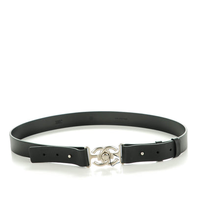 Chanel Calfskin CC Boy Skinny Belt 90 36 Black 7 of 8