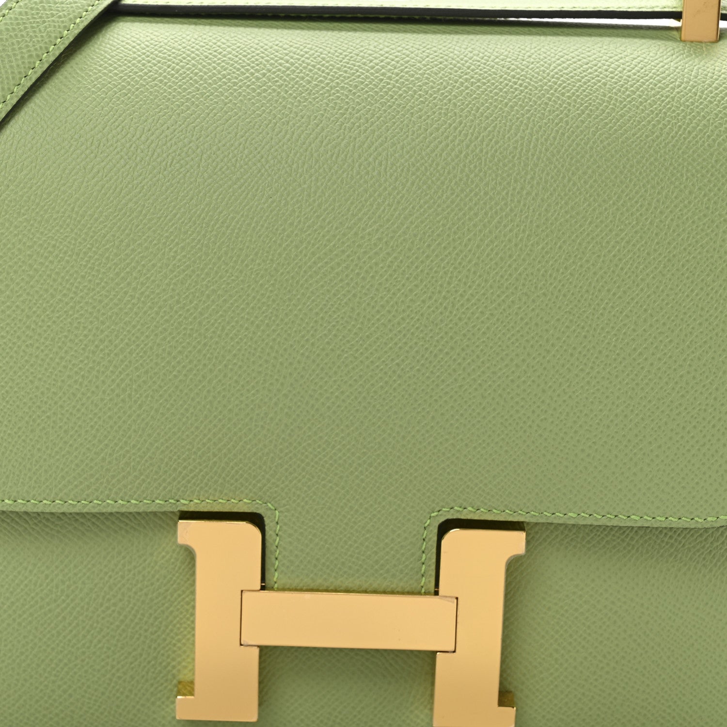 Hermes Epsom Constance 24 Vert Criquet 8 of 11