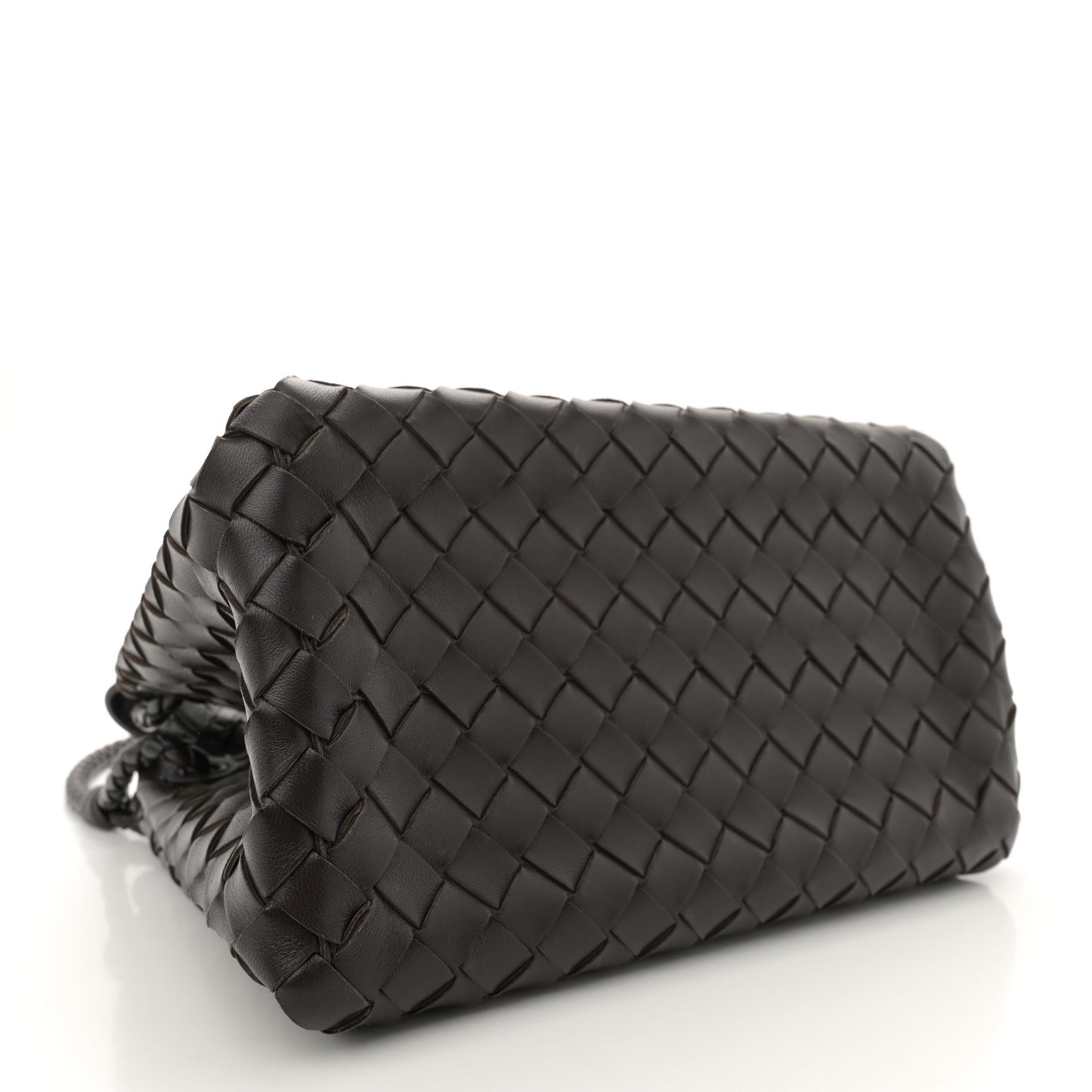 Nappa Intrecciato Medium Parachute Shoulder Bag Fondant