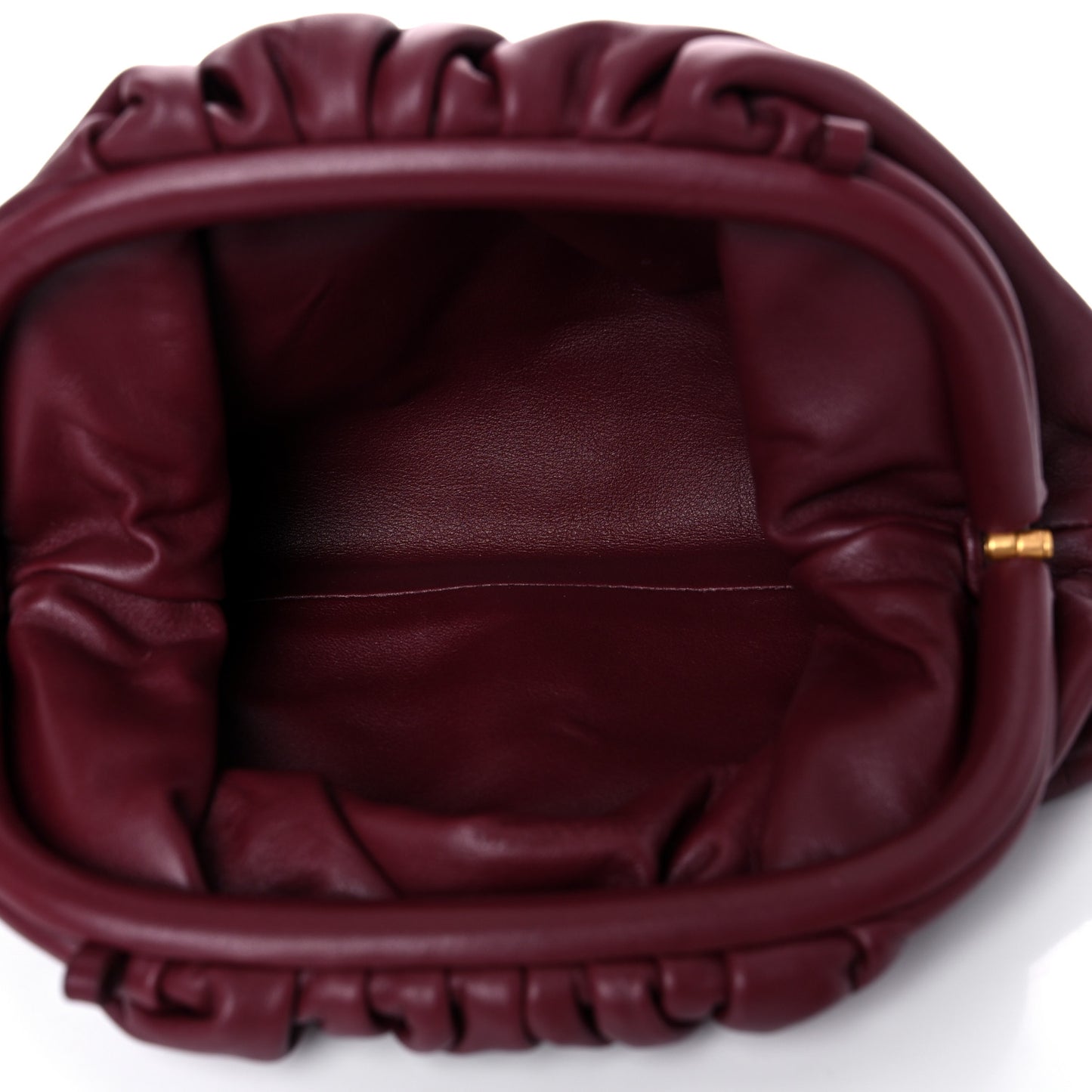 Butter Calfskin The Mini Pouch Bordeaux