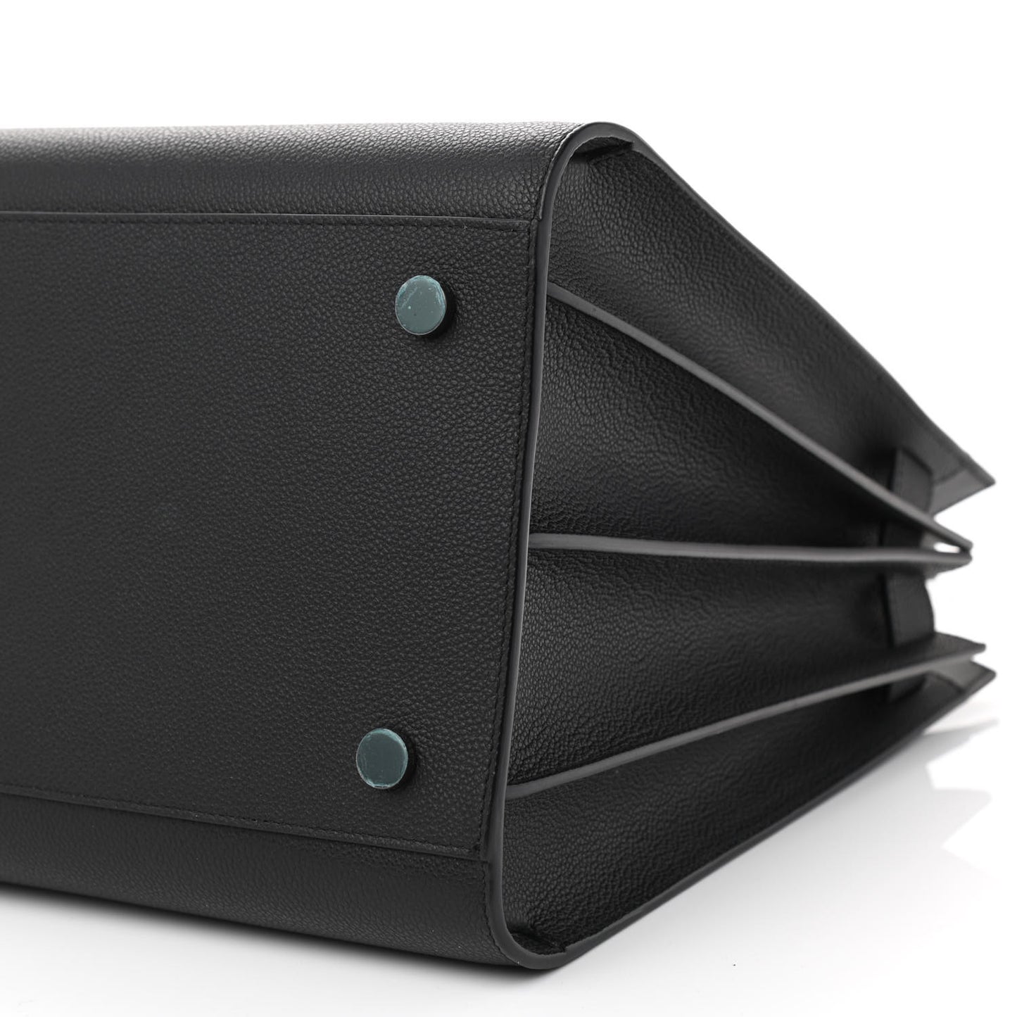 Grained Calfskin Large Sac De Jour Carryall Black