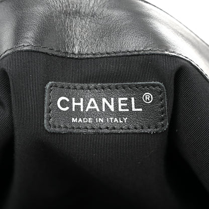 Chanel Calfskin Enchained XL Boy Flap Black 5 of 9