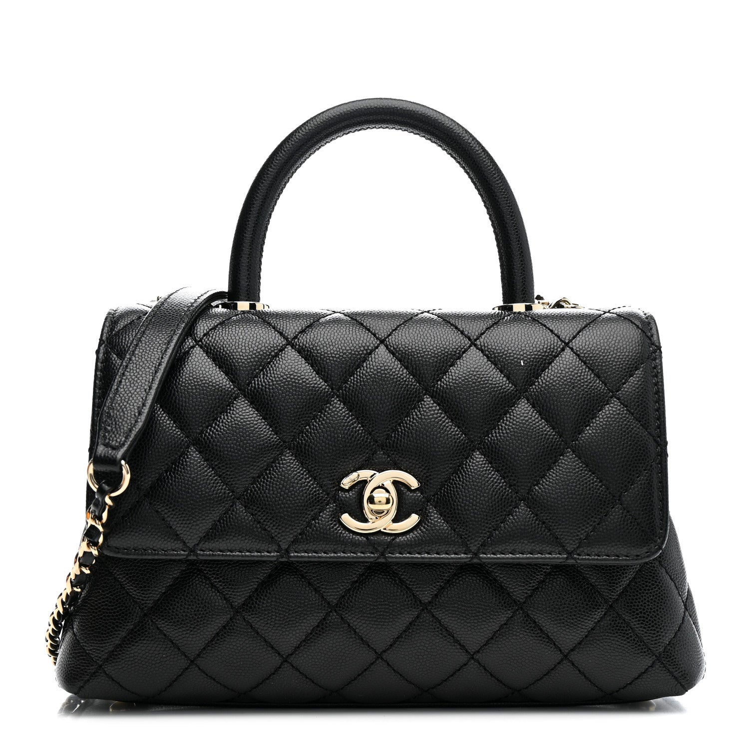 Chanel Caviar Quilted Mini Coco Handle Flap Black 1 of 11