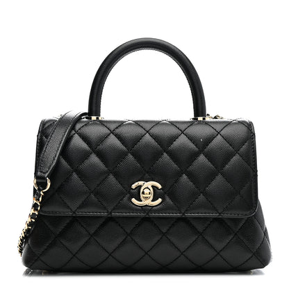 Chanel Caviar Quilted Mini Coco Handle Flap Black 1 of 11