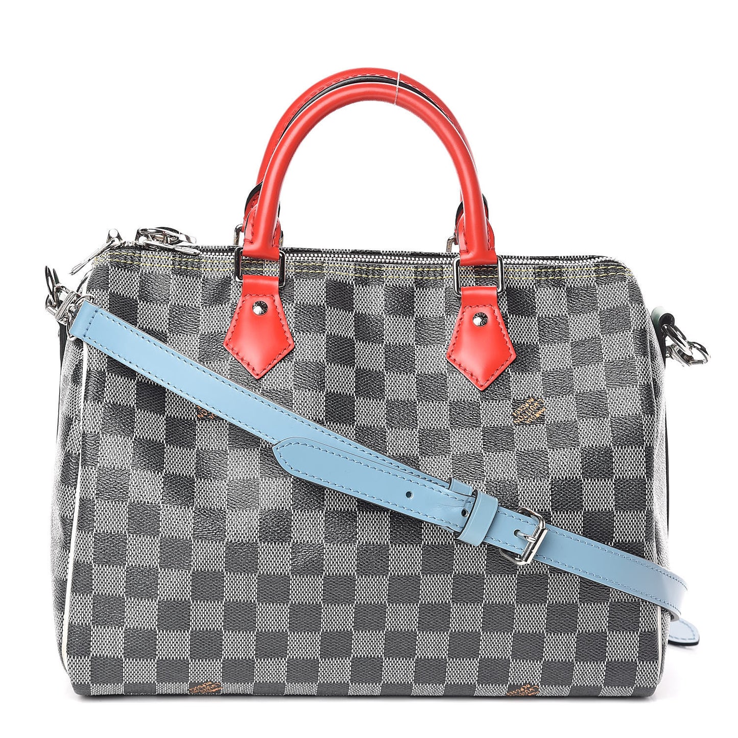 Damier Speedy Bandouliere 30 Black White