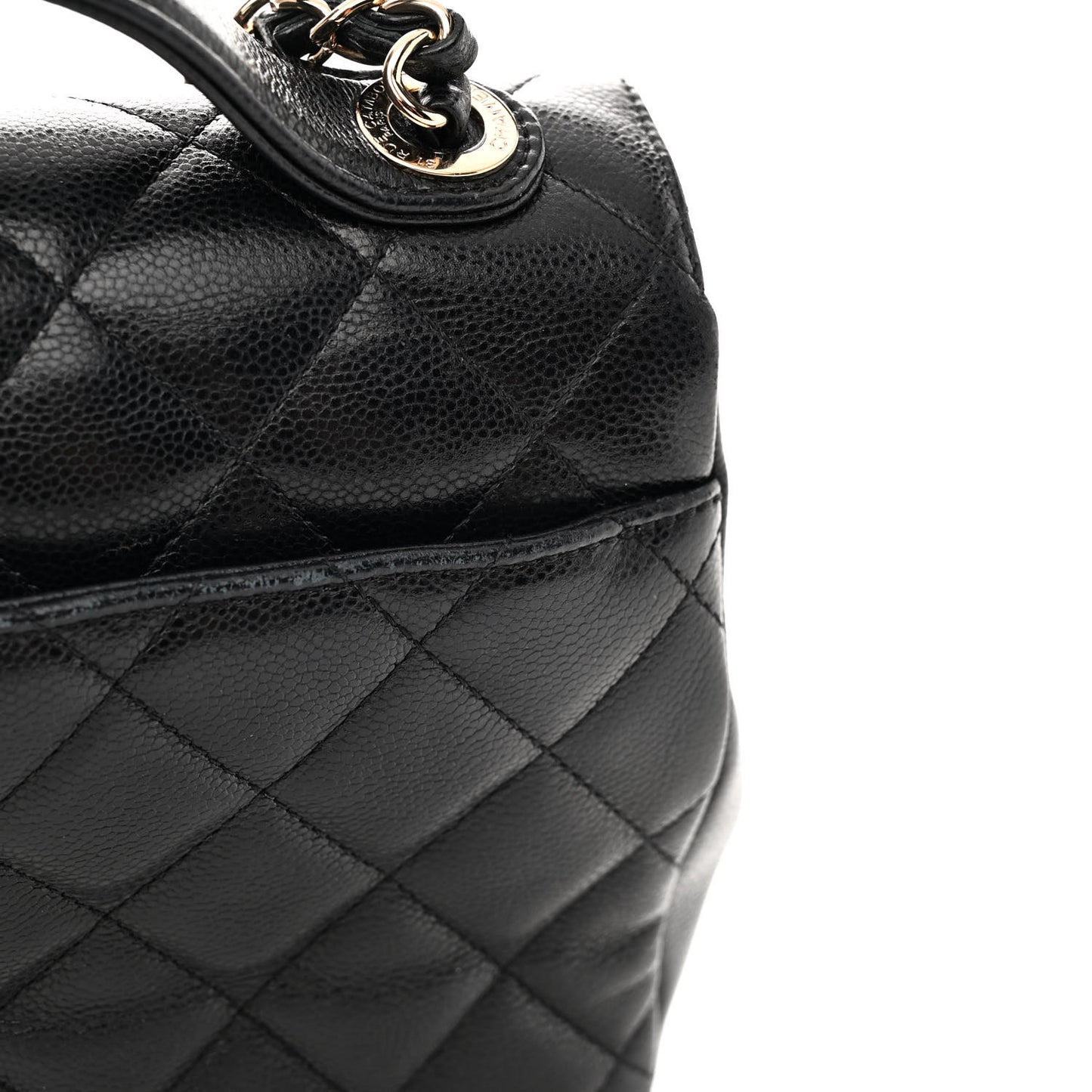 Caviar Quilted Medium Business Affinity Flap Black