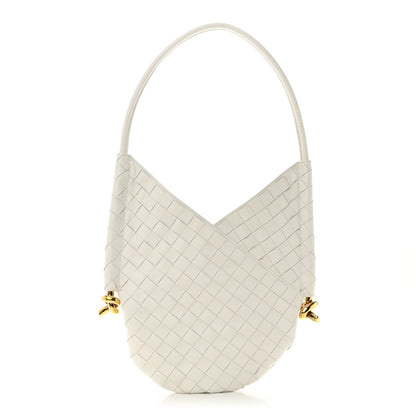 Bottega Veneta Nappa Intrecciato Small Solstice Hobo White 3 of 10