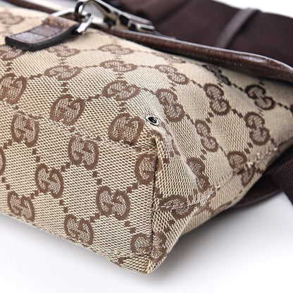 Gucci GG Monogram Flight Belt Bag Dark Brown 10 of 11