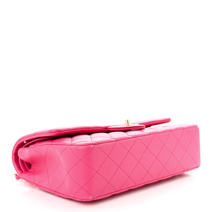 Chanel Lambskin Quilted Medium Double Flap Pink 4 of 15