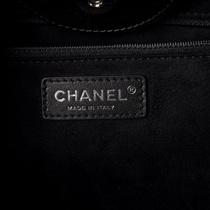 Chanel Caviar Medium Studded Deauville Tote Black 6 of 9