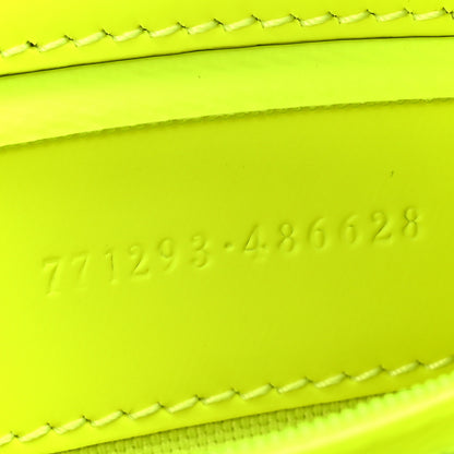 Gucci Rubber Effect Monogram GG Crossbody Bag Fluorescent Yellow 6 of 9