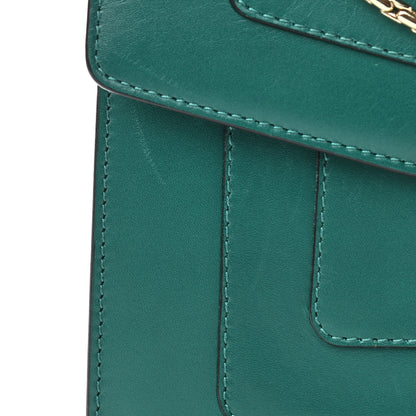 Bulgari Calfskin Serpenti Forever Crossbody Bag Emerald Green 11 of 12