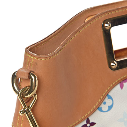 Louis Vuitton Monogram Multicolor Judy MM White 8 of 17