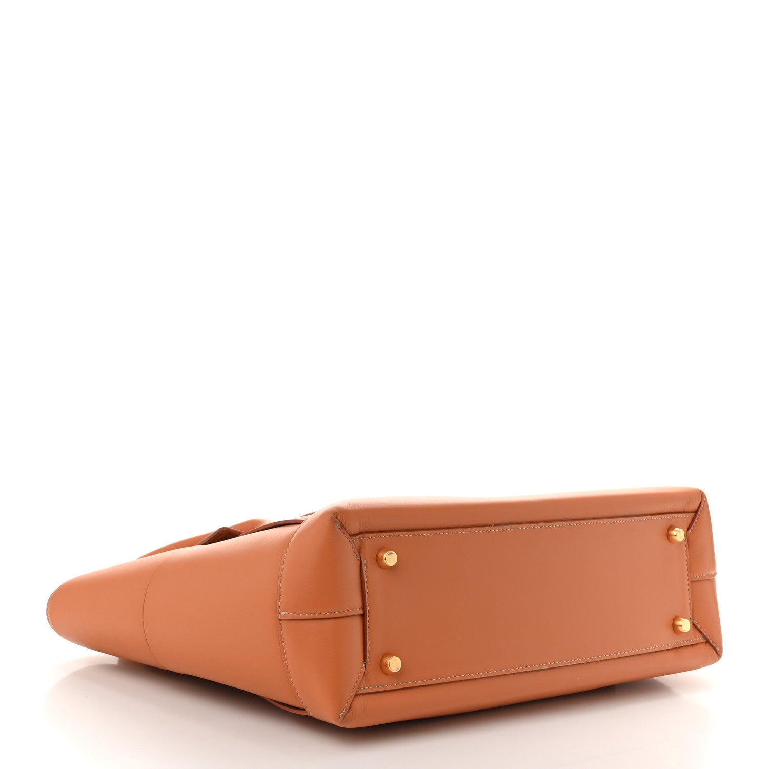 Bottega Veneta French Calfskin Maxi Intrecciato Medium Arco Caramel 4 of 11